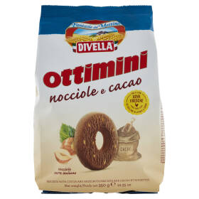 Divella Fantasie del Mattino Ottimini nocciole e cacao 350 g