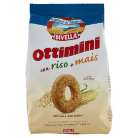 Divella Fantasie del Mattino Ottimini con riso e mais 400 g