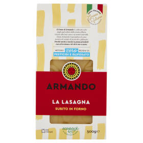Armando Metodo zero Residui di Pesticidi e Glifosato la Lasagna 500 g