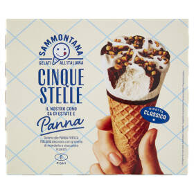 Sammontana Cinque Stelle Panna 6 x 75 g