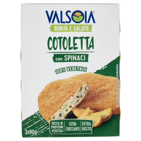 Valsoia Bontà e Salute Cotoletta con Spinaci 2 x 90 g