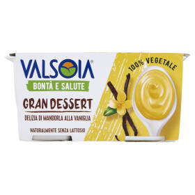 Valsoia Bontà e Salute Gran Dessert Delizia di Mandorla alla Vaniglia 2 x 115 g