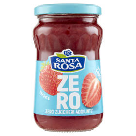 Santa Rosa Confettura Fragole Fonte di Fibre Zero Zuccheri 300 g