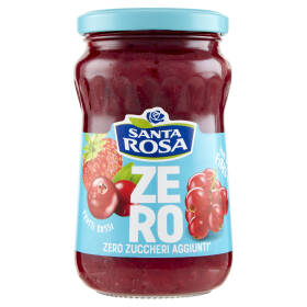 Santa Rosa Confettura Frutti Rossi Fonte di Fibre Zero Zuccheri 300 g