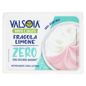Valsoia Bontà e Salute Fragola Limone Zero Zuccheri Aggiunti* 400 g