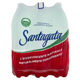 Santagata Acqua Minerale Effervescente Naturale 6 x 1,5 Litri