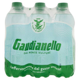 Gaudianello Acqua Minerale Effervescente Naturale dal Monte Vulture 6 x 0,5 litri