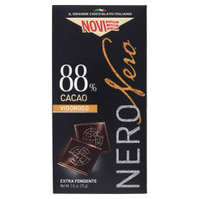 Novi NeroNero 88% Cacao Vigoroso Extra Fondente 75 g