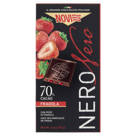 Novi NeroNero 70% Cacao Fragola 75 g