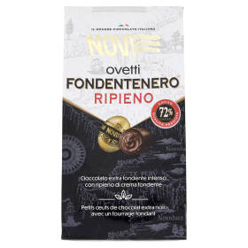 Novi ovetti Fondentenero Ripieno Cioccolato extra fondente intenso 160 g