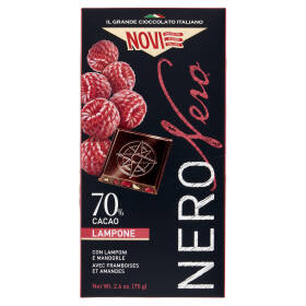 Novi NeroNero 70% Cacao Lampone 75 g