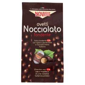Novi ovetti Nocciolato fondente Extra fondente 70% 145 g
