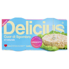 Delicius Cuor di Sgombro al naturale 2 x 80 g