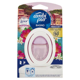 Ambi Pur Bagno Profumatore per Ambienti Elimina e Previene gli Odori, Fioritura di Portofino 7,5 ml