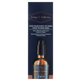 King C Gillette Siero Volumizzante per Barba 50 ml