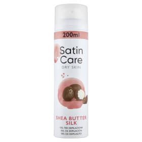 Satin Care Dry Skin Shea Butter Silk Gel per Depilazione 200 ml