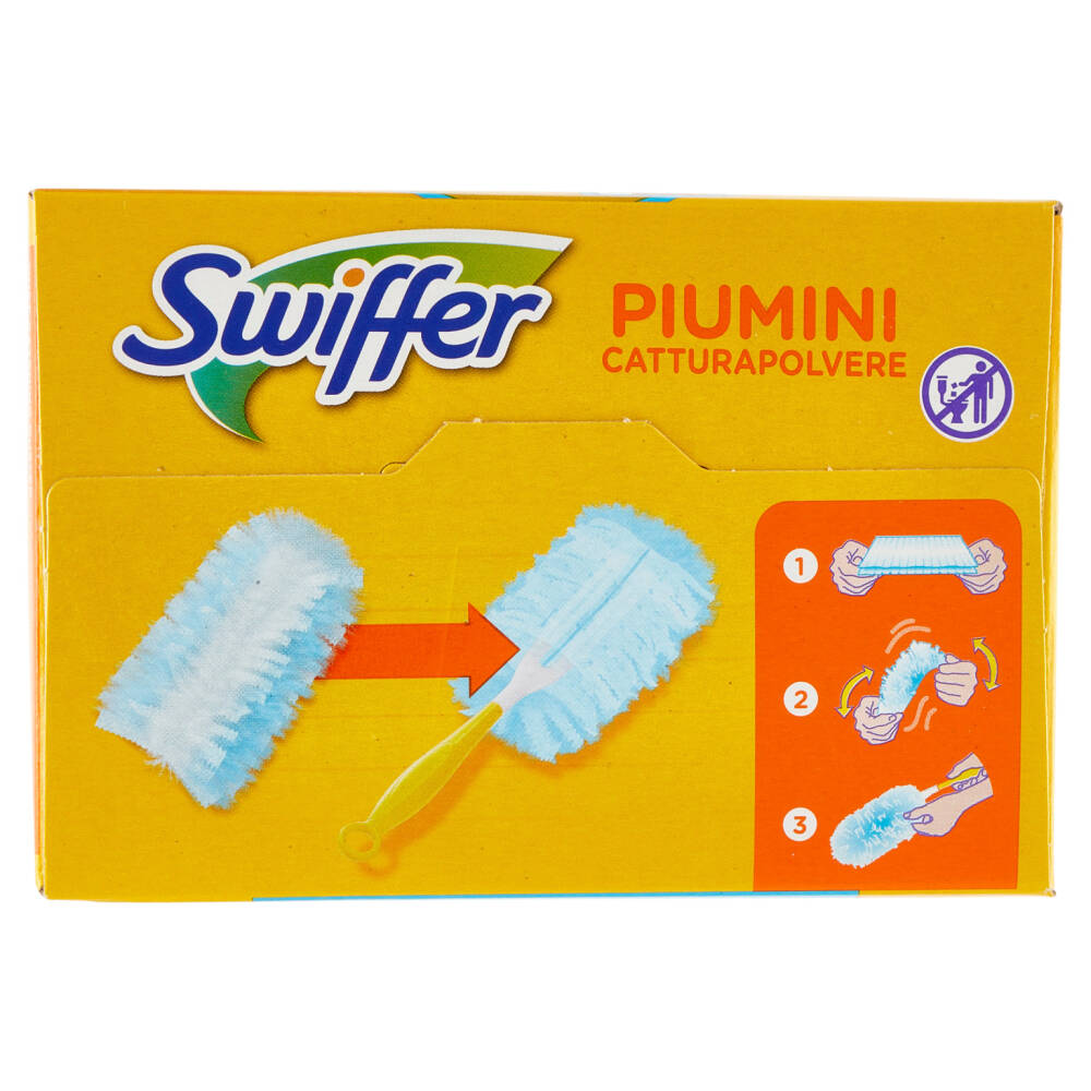 Swiffer scopa cattura polvere confezione da 1 manico & 8 panni