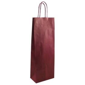 Shopper allegra porta bottiglie tinta unita cm 14x8,5x39 h