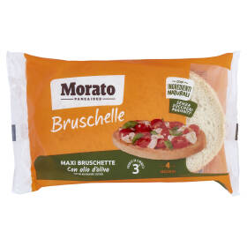 Morato Bruschelle Maxi Bruschette con olio d'oliva 4 x 100 g