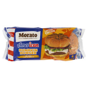 Morato American Pumpkin Burger con Zucca e Semi di Papavero 4 x 75 g
