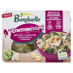 Bonduelle i Contornissimi Ricettati da Gratinare Broccoli e Cavolfiori 220 g