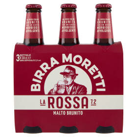 Birra Moretti la Rossa 7.2 3 x 33 cl
