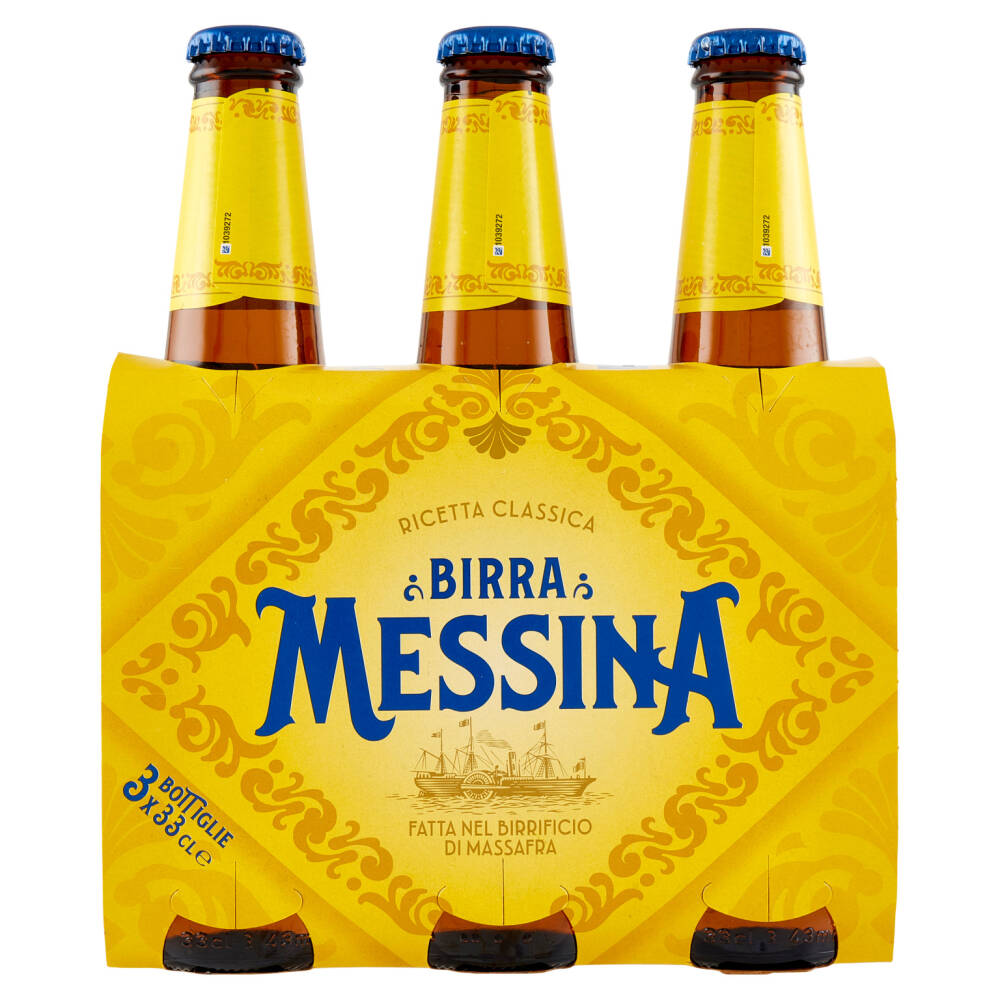 Birra Messina - Cristalli di Sale, Non Filtrata - cl 50 x 1 bottiglia vetro  