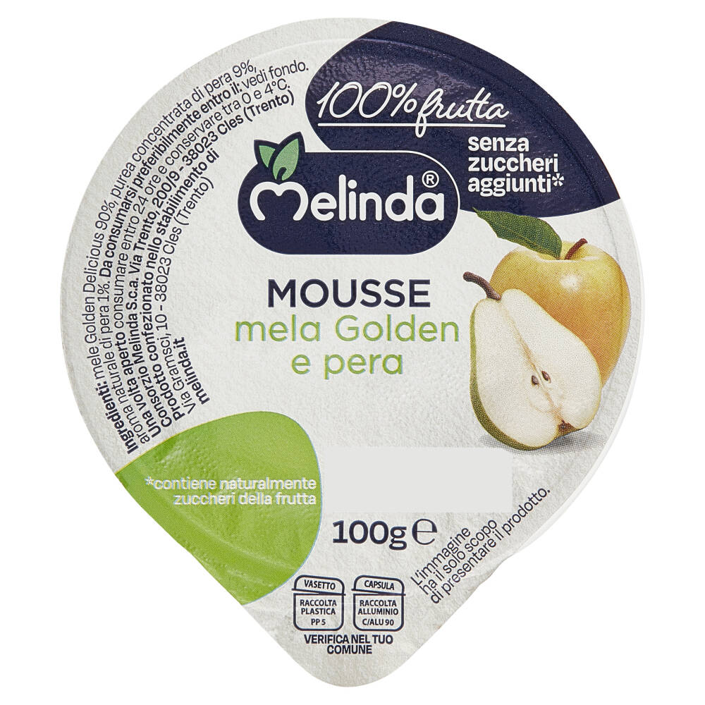 Melinda Mousse Mela Golden E Pera G Nonpesa It Spesa Online