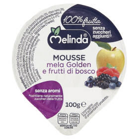 Melinda Mousse mela Golden e frutti di bosco 100 g