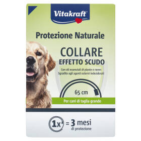 Vitakraft Protezione Naturale Collare Effetto Scudo 65cm per cani di taglia grande 1 pz