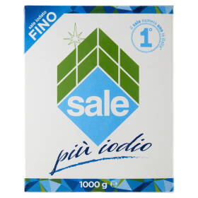 Sale di Sicilia Più iodio fino 1000 g