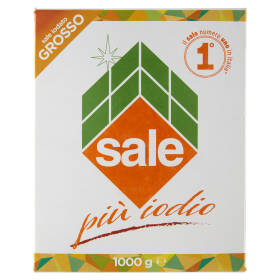 Sale di Sicilia Più iodio grosso 1000 g