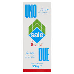 sale di Sicilia Uno Due Sale Iodato Fino 500 g