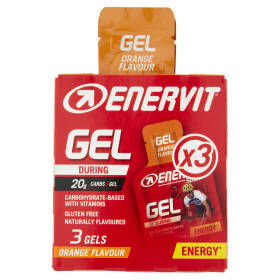 Enervit Gel Orange Flavour 3 x 25 ml