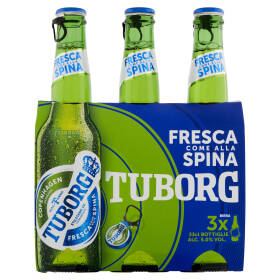 Tuborg Birra Fresca ComeAllaSpina 3x 33 cl