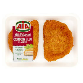 Aia Gli Originali Cordon Bleu Classico con Ripieno di Tacchino e Formaggio 0,245 kg