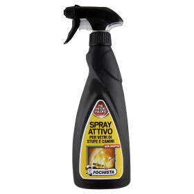 Fochista Spray Attivo per Vetri di Stufe e Camini 500 ml
