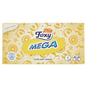 Foxy Mega Veline 2 veli 200 pezzi (astucci in colori assortiti)