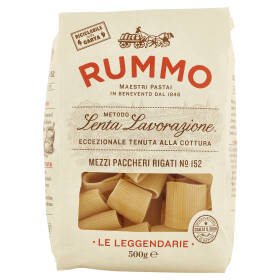 Rummo Le Leggendarie Mezzi Paccheri Rigati N° 152 500 g