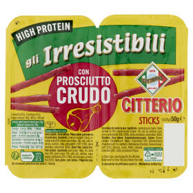 Citterio gli Irresistibili Sticks con Prosciutto Crudo 2 x 25 g