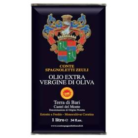 Conte Spagnoletti Zeuli Olio Extravergine di Oliva DOP Terra di Bari Castel del Monte 1 lt