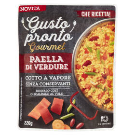 Gusto pronto Gourmet Paella di Verdure 220 g