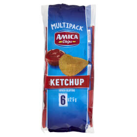 Amica Chips gusto Ketchup 6 x 25 g