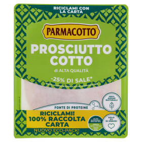 Parmacotto Prosciutto Cotto di Alta Qualità 100 g
