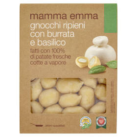 mamma emma gnocchi ripieni con burrata e basilico 350 g