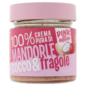Euro Company Pink edition 100% Crema Pura di Mandorle, cocco & fragole 175 g