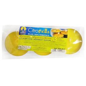 Candele alla citronella tea light maxi 3 pz
