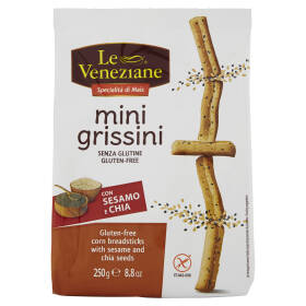 Le Veneziane Mini grissini con sesamo e chia 250 g