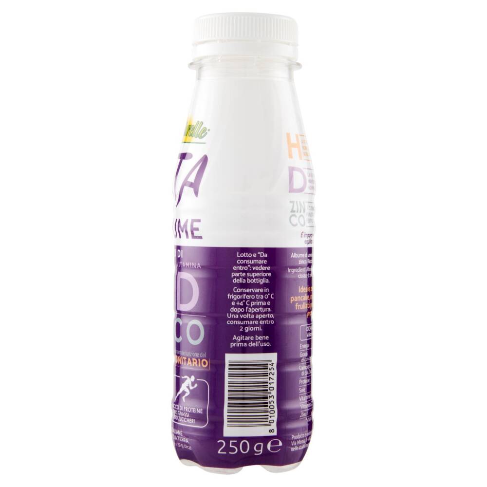 le Naturelle Vita Albume Ricco di Vitamina H, Vitamina D, Zinco 250 g