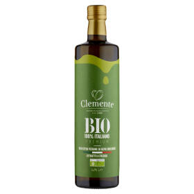 Clemente Bio 100% Italiano Premium Olio Extra Vergine di Oliva Biologico 0,75 L